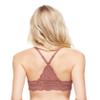 Katie Triangle Bralette for Women, Unpadded and Unlined Wireless Bra, Perfect Adjustable Everyday Lace Lingerie (X-Large, Pecan) view 2