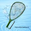 Aventik Fly Floating Fishing Net Carbon Fiber Landing Net Clear Rubber Ghost Net Catch & Release(Green) view 3