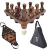Shuffleboard Bowling Pin Set with Carry Bag view 1