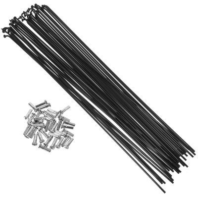 36Pcs Bicycle Steel Spokes 14G J Bend Bike Steel Spokes Mountain Bike and 260mm for Mountain Bike Road Bike