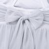 Fldy Girls Camisole Spaghetti Straps Ruffled Mesh Dress Kids Ballet Dancewear for Gymnastics Performance White 8 Years view 2