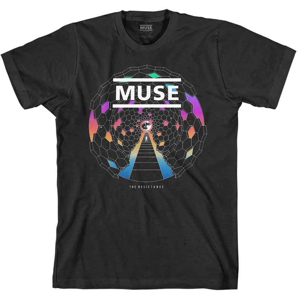 Muse 'Resistance Moon' (Black) T-Shirt (X-Large)