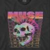 Muse 'Mohawk Skull' (Black) T-Shirt (X-Large) view 3