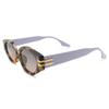 2SeeLife 2022 Purple Rectangle Sunglasses for Women view 2