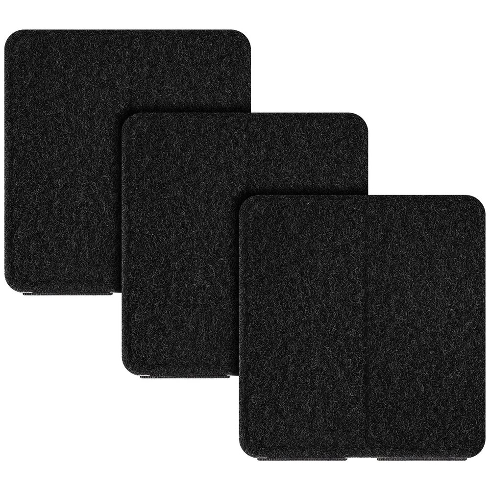 3 Pieces Molle Patches Panel Attachment Tactical Backpack Patches Display Board Black Molle Holder for Backpacks Military Army Hook and Loop Visor Cover