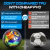 Champhox Size 4 Soccer Ball, Soccer Balls for Boys Youth Size 4 Soccer Balls for Kids Soccer Players Long-Lasting Construction Skill Practicing Gifts Christmas Birthday Back to School view 3