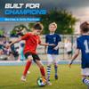 Champhox Size 4 Soccer Ball, Soccer Balls for Boys Youth Size 4 Soccer Balls for Kids Soccer Players Long-Lasting Construction Skill Practicing Gifts Christmas Birthday Back to School view 4