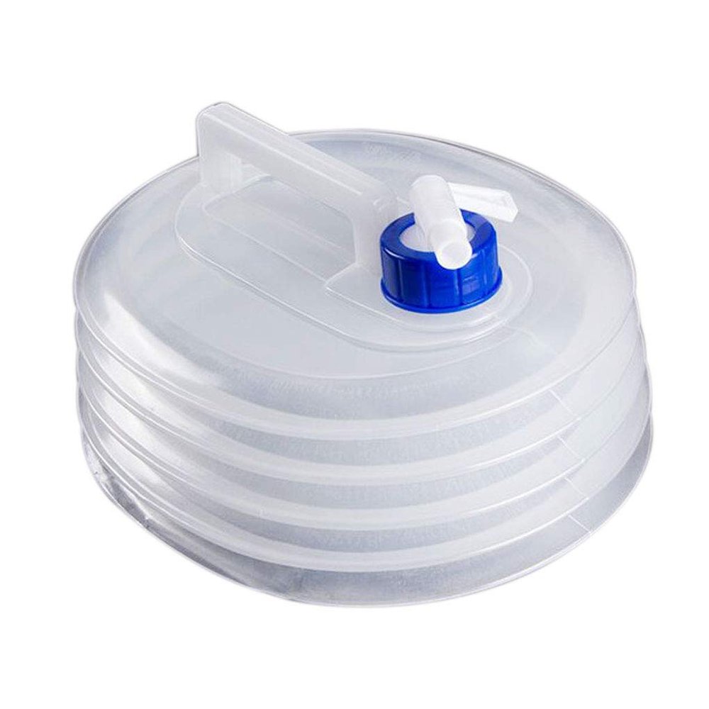 3/5/8/10/15L Collapsible Water Container Outdoor Hiking Fishing Foldable Water Bag Camping Water Tank Bucket (Color : 5 liters)