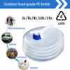 3/5/8/10/15L Collapsible Water Container Outdoor Hiking Fishing Foldable Water Bag Camping Water Tank Bucket (Color : 5 liters) view 3