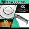 Geiserailie 1.5l Portable Collapsible Kettle Camping Pot Collapsible Tea Kettle for Hiking Travel and Outdoors(Green) view 4