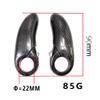 1 Pair Bike Handlebar Extender Extension Mountain Bike Handlebar Ends Carbon Fiber 3K MTB Bicycle Vice Handlebar (Glossy) view 2