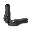 Bike Handle Grips 22x130mm Dead Fly Bike Grips Non-Slip PVC Microfiber Silicone Leather Ergonomic Hand-Sewn Double Lock-on Handlebar Lever for MTB,Road Bike (Black) view 2