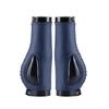 Bike Handle Grips 22x130mm Dead Fly Bike Grips Non-Slip PVC Microfiber Silicone Leather Ergonomic Hand-Sewn Double Lock-on Handlebar Lever for MTB,Road Bike (Blue) view 2