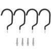 EVTSCAN 4pcs Metal Bike Wall Mount Storage Holders Garage Bicycle Hanger Hook Bracket Accessories view 1