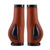 Bike Handle Grips 22x130mm Dead Fly Bike Grips Non-Slip PVC Microfiber Silicone Leather Ergonomic Hand-Sewn Double Lock-on Handlebar Lever for MTB,Road Bike (Brown) view 3