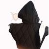 Gambeson Hoodie Gambeson Cotton Hood With Coller SCA Costume Armor Medieval Cotton Hood With Coller SCA Larp by ITS Medieval (Standard Size, Black) IM-0539 view 3