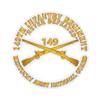 Kiss-Cut Stickers - Army - 149th Infantry Regiment - KYARNG - Branch X 300 (6"x6", White) view 1