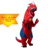 Jazwares MARVEL'S SPIDER-REX INFLATABLE COSTUME - Inflatable Child Halloween Costume of Spider-Rex Dinosaur Standard view 4