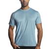 Arctic Cool Mens Crew Neck Instant Cooling Moisture Wicking Performance UPF 50+ Short Sleeve Shirt | Lightweight Breathable Tshirt for Running, Workout, Exercise, Fishing, Coastal Blue Fusion, XXL view 1