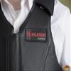 HILASON Safety Bull Riding Vest Protective Leather Black | Equestrian Unisex Rodeo Men & Women view 4