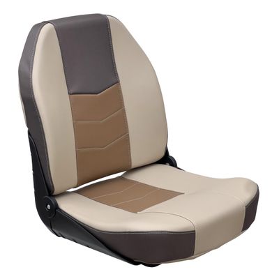 Wise 3340-1790 Quantum Series Fold Down Fishing Boat Seat, Meteor/French Roast/Neutral