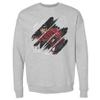 500 LEVEL Chris Chelios Sweatshirt (Crew Sweatshirt, XX-Large, Heather Gray) - Chris Chelios Stripes WHT view 1