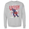 500 LEVEL Brian Leetch Sweatshirt (Crew Sweatshirt, XX-Large, Heather Gray) - Brian Leetch New York Comet WHT view 1
