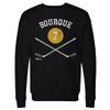 500 LEVEL Ray Bourque Sweatshirt (Crew Sweatshirt, XX-Large, Black) - Ray Bourque Boston 7 Sticks WHT view 1