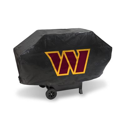 NFL Rico Industries Washington Commanders Deluxe Grill Cover Deluxe Vinyl Grill Cover - 68" Wide/Heavy Duty/Velcro Staps