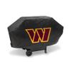NFL Rico Industries Washington Commanders Deluxe Grill Cover Deluxe Vinyl Grill Cover - 68" Wide/Heavy Duty/Velcro Staps view 1