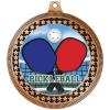 2.75" Pickleball Medal Awards, Bronze Vega Pickleball Team Trophy Awards Includes Free Neck Ribbon 100 Pack Prime view 2