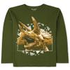 The Children's Place Boys Long Sleeve Graphic T-shirt Dino Graphic X-Small view 1