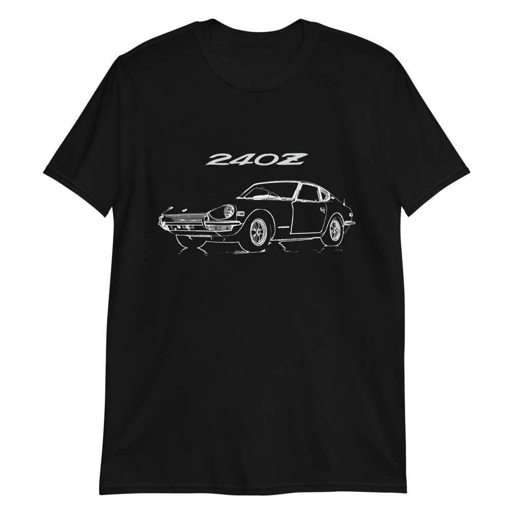 1971 Datsun 240z JDM Vintage Collector Car Short-Sleeve Unisex T-Shirt Black