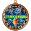 2.75" Track & Field Medal Awards, Bronze Vega Track & Field Team Trophy Awards Includes Free Neck Ribbon 100 Pack Prime view 2