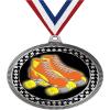 2.75" Roller Skate Medal Awards, Silver Vega Roller Skate Team Trophy Awards Includes Free Neck Ribbon 100 Pack Prime view 1