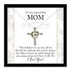 Cross Dancing Necklace Luxury Box Christian Mom Proverbs 31 Gift for Mothers Day Cubic Zirconia with 14K Gold plated Heart Jewelry with Meaningful Message view 1