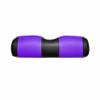Seat Cover Replacement for Club Car Precedent Golf Cart - Front Bench Seat - Premium Marine Vinyl - 5 Panel Stitching - Staple On Installation - Two-Tone Golf Cart Seat Covers (Black & Purple) view 3