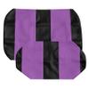 Seat Cover Replacement for Club Car Precedent Golf Cart - Front Bench Seat - Premium Marine Vinyl - 5 Panel Stitching - Staple On Installation - Two-Tone Golf Cart Seat Covers (Black & Purple) view 4