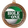 2.75" Bronze Vega Hole in One Golf Medal Awards, Team Trophy Awards with Free Neck Ribbon 50 Pack Prime view 2