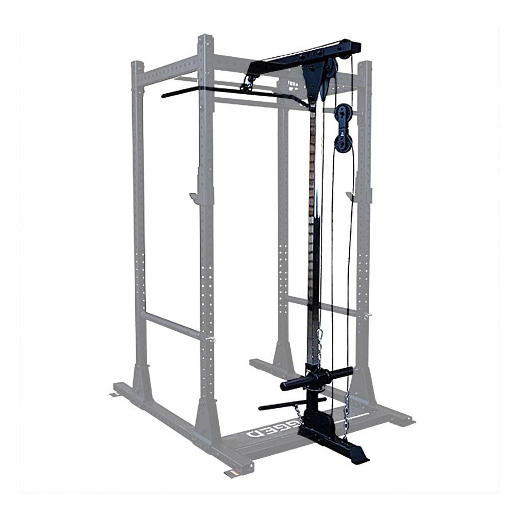 Rugged Fitness (Y230 Rugged Half Rack LAT Attachment, Only Compatible with Y120 Rugged Maverick Half Rack