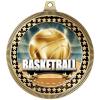2.75" Basketball Titan Series Medal Awards, Gold Vega Basketball Titan Series Team Trophy Awards Includes Free Neck Ribbon 100 Pack Prime view 2