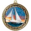 2.75" Sailboat Medal Awards, Gold Vega Sailboat Team Trophy Awards Includes Free Neck Ribbon 50 Pack Prime view 2