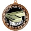 2.75" Dominoes Medal Awards, Bronze Vega Dominoes Team Trophy Awards Includes Free Neck Ribbon 50 Pack Prime view 2