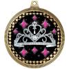 2.75" Beauty Tiara Medal Awards, Gold Vega Beauty Tiara Team Trophy Awards Includes Free Neck Ribbon 50 Pack Prime view 2