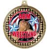 2.75" Arm Wrestling Medal Awards, Gold Vega Arm Wrestling Team Trophy Awards Includes Free Neck Ribbon 50 Pack Prime view 2