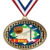 2.75" T Ball Medal Awards, Gold Vega T Ball Team Trophy Awards Includes Free Neck Ribbon 50 Pack Prime view 1