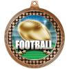 2.75" Football Titan Series Award Medals, Bronze Vega Football Titan Series Team Trophy Awards Includes Free Neck Ribbon 50 Pack view 2