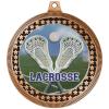 2.75" Lacrosse Sticks Medal Awards, Bronze Vega Lacrosse Sticks Team Trophy Awards Includes Free Neck Ribbon 100 Pack Prime view 2