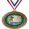 2.75" Honor Roll Medal Awards, Bronze Vega Honor Roll Team Trophy Awards Includes Free Neck Ribbon 50 Pack Prime view 1