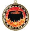 2.75" Flaming Hot Chili Pot Medal Awards, Gold Vega Flaming Hot Chili Pot Team Trophy Awards Includes Free Neck Ribbon 100 Pack Prime view 2